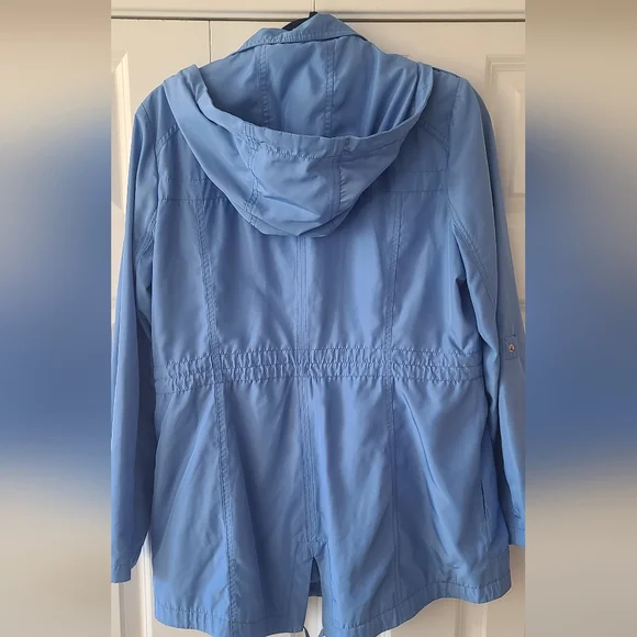 Michael Kors Sky Blue Utility Jacket - Picture 8 of 8